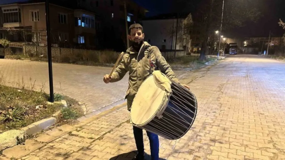 Ramazan davulcularının mesaisi başladı