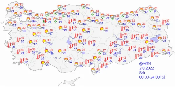 Türkiye Eyyam-ı bahur sıcaklarıyla kavrulacak! Meteoroloji o illeri tek tek uyardı | İşte 5 günlük hava durumu