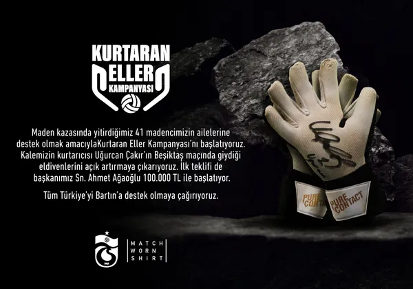 Trabzonspor’un başlattığı ‘Kurtaran Eller’ kampanyasına yoğun ilgi