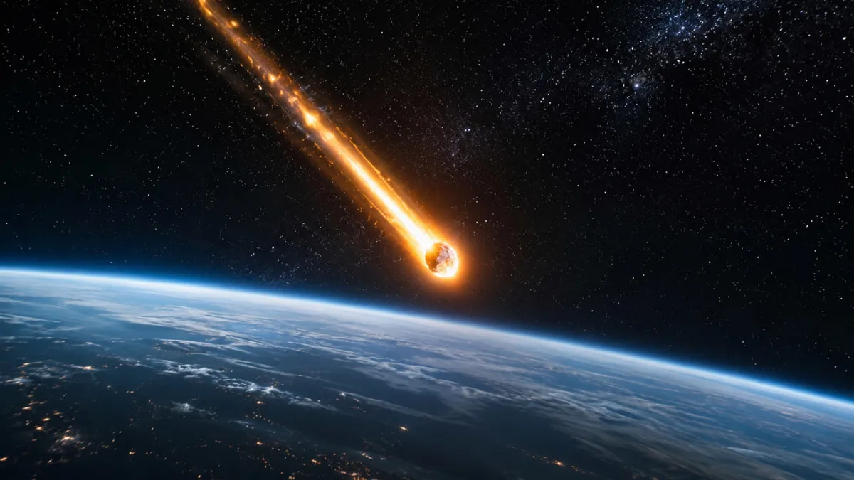 Meteor yağmuru Dünya'nın parçacık bulutuna girmesiyle oluşuyor.