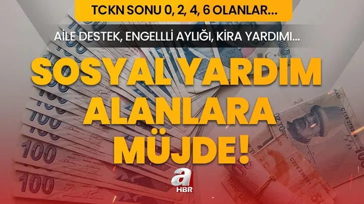 Sosyal yardım alanlara müjde geldi! Ödemeler güncellendi, e Devlet’ten başvurulacak! TCKN sonu 0, 2, 4, 6, 8 olanlar: Aile Destek, engelli aylığı, dul ve yetim, kira yardımı...