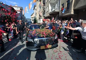 Başkan Erdoğan’a Kızılcahamam’da sevgi seli