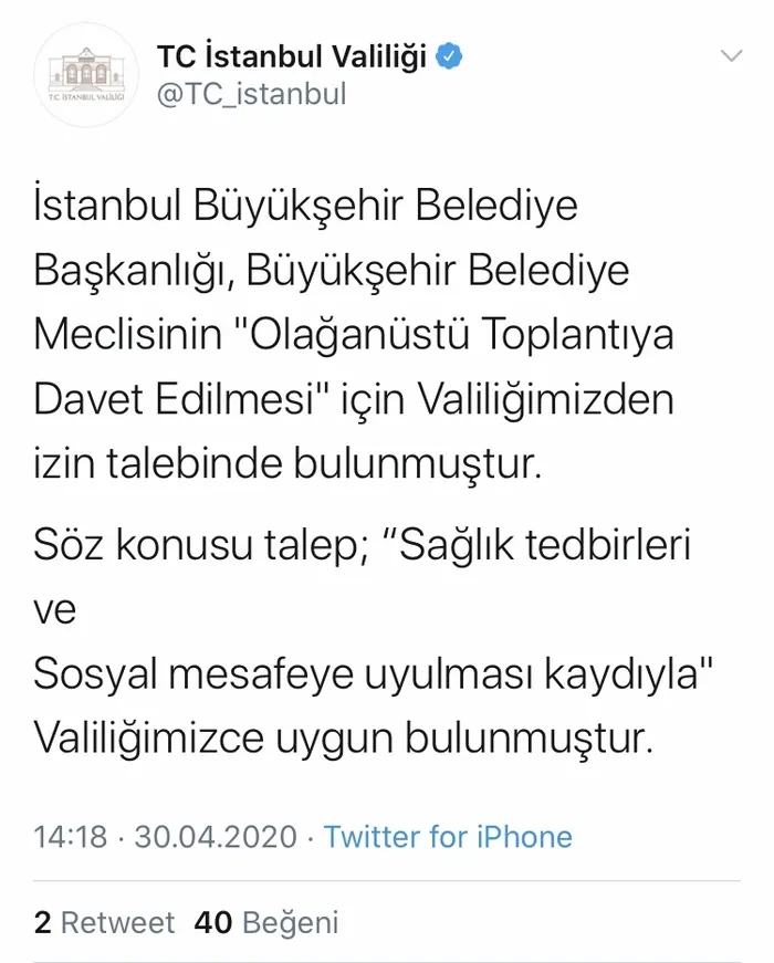 Valilik onay verdi! İstanbul Büyükşehir Belediyesi olağanüstü toplanacak