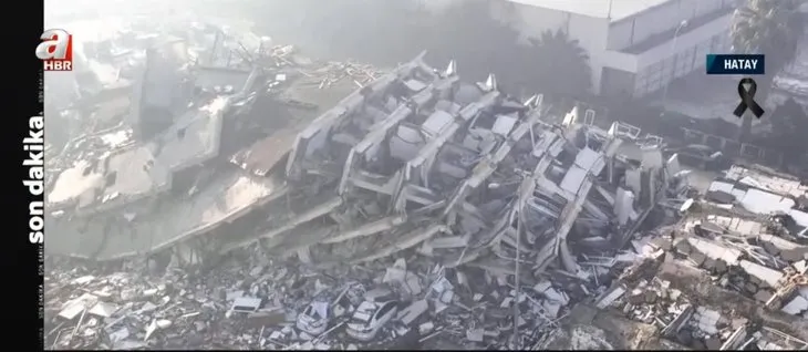 A Haber drone kamerasından DEPREM bölgesi! Facianın boyutunu gözler önüne seren dehşet verici görüntüler