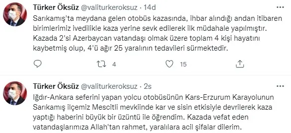 Kars'ta feci otobüs kazası! - 7