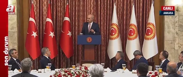 TBMM Başkanı Numan Kurtulmuş'tan 'Büyükelçiler Konferansı'nda kritik mesajlar: Tesirli Türkiye'yi inşa etmeliyiz - 1