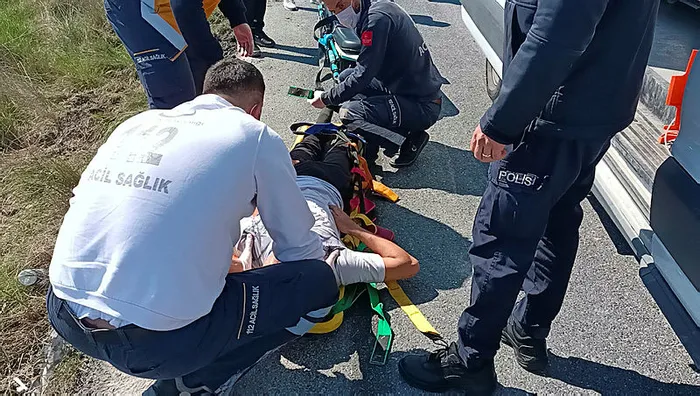 Son dakika: İstanbul Hadımköy'de iki TIR kafa kafaya çarpıştı - 1