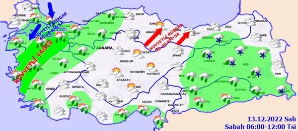 Bir yerlerde kar yağıyor onun soğuğu ❄ Meteoroloji'den yeni kar ve sağanak uyarısı geldi⛈ | Lapa lapa yağacak ağaçlar çatılar bembeyaz olacak - 11