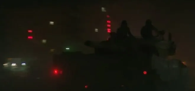 Türk tankları Tel Abyad’a girdi