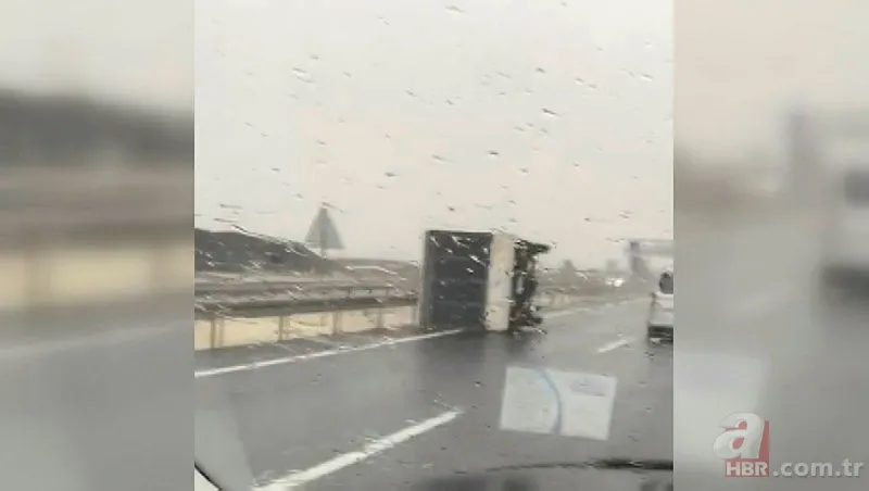 İstanbul'da lodos kabusu: Dehşeti yaşadılar! Can pazarı kamerada 9