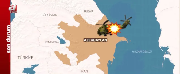 Son dakika: Azerbaycan’da askeri helikopter düştü: 14 asker şehit