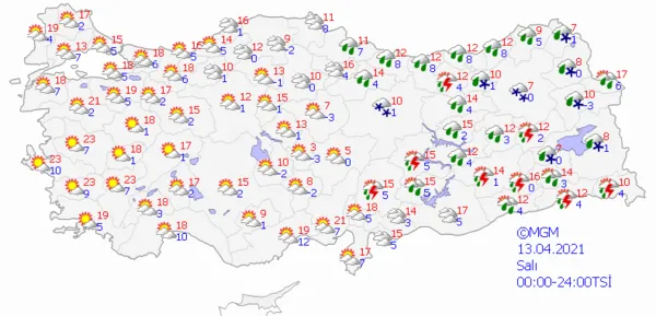 1618085989771.png Meteoroloji'den son dakika hava durumu uyarısı! Bu hafta hava nasıl olacak? Sağanak yağış geliyor! - 4