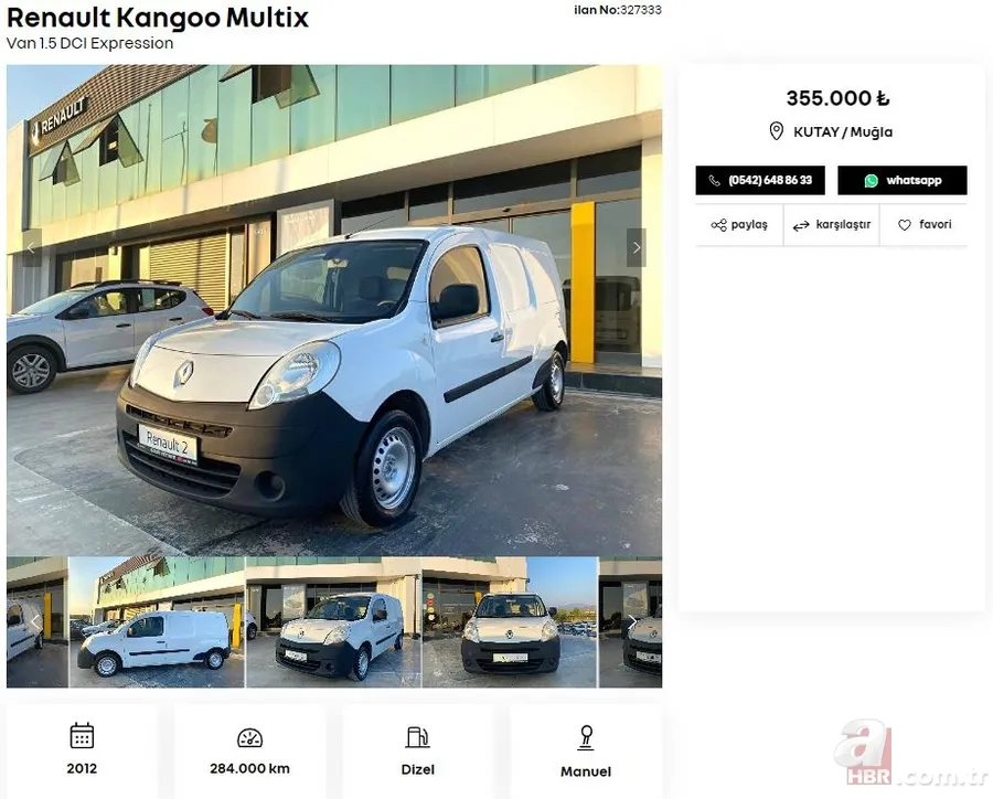 Listede en pahalı ikinci el araç 500 bin TL! Renault 12 ay garanti ile satışa sunuyor! İşte Renault, Peugeot, Fiat, Volkswagen, Hyundai, Opel…. 6