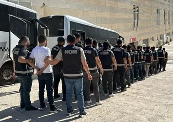 "Kuyu-16" ile suç örgütlerine operasyon! Çok sayıda tutuklu var