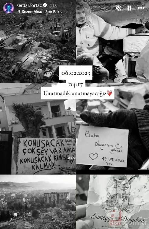 6 Şubat'ın yası hiç geçmeyecek! Ünlüler asrın felaketini unutmadı 10