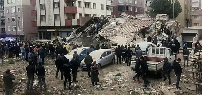 Son dakika: İstanbul’da 8 katlı bina çöktü