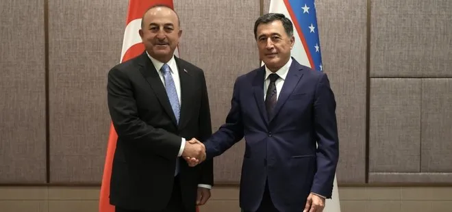 Dışişleri Bakanı Mevlüt Çavuşoğlu, Özbek mevkidaşı Vladimir Narov’la görüştü