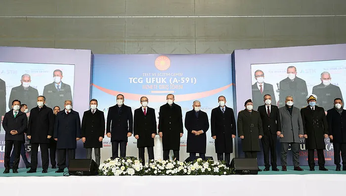 Son dakika: Başkan Erdoğan’dan Test ve Eğitim Gemisi TCG Ufuk’un Hizmete Giriş Töreni’nde önemli açıklamalar