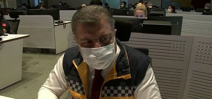 Son Dakika Saglik Bakani Fahrettin Koca Dan Komuta Merkezine Ziyaret Telsizden112 Ekiplerine Hitap Etti