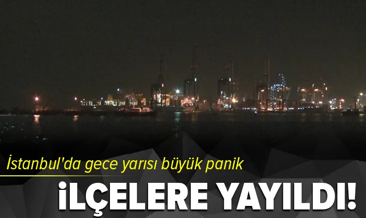 panik sahildeki gaz kokusu