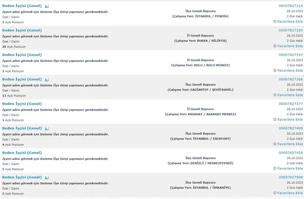 İŞKUR üzerinden ilkokul mezunu 35 bin işçi alımı yapılacak! İŞKUR resmi ilanları