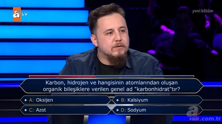 Milyoner'de 500 bin TL'lik soru ekrana kilitledi! Yaptığı ters köşeyle büyük riske girdi 19