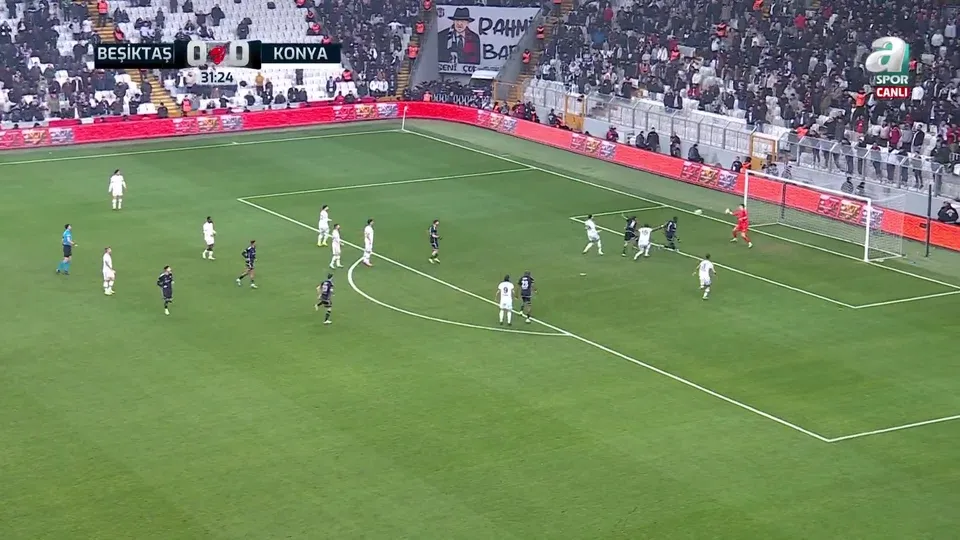 Beşiktaş 1-0 Konyaspor Gol: Salih Uçan