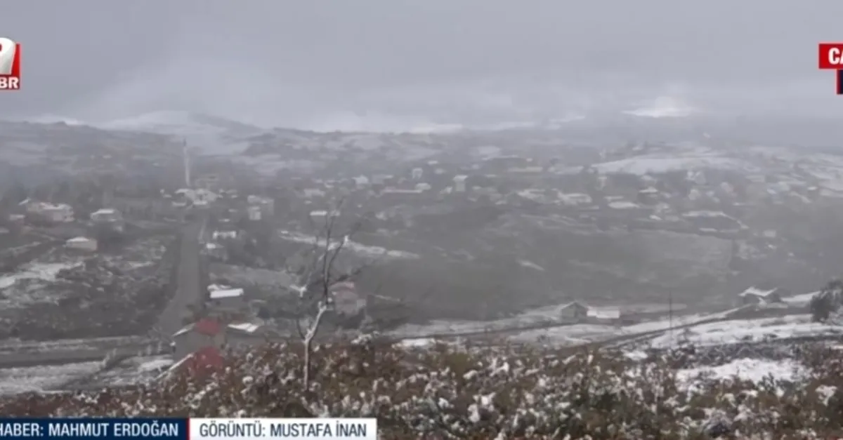 Karadeniz'in yüksek kesimleri beyaza büründü