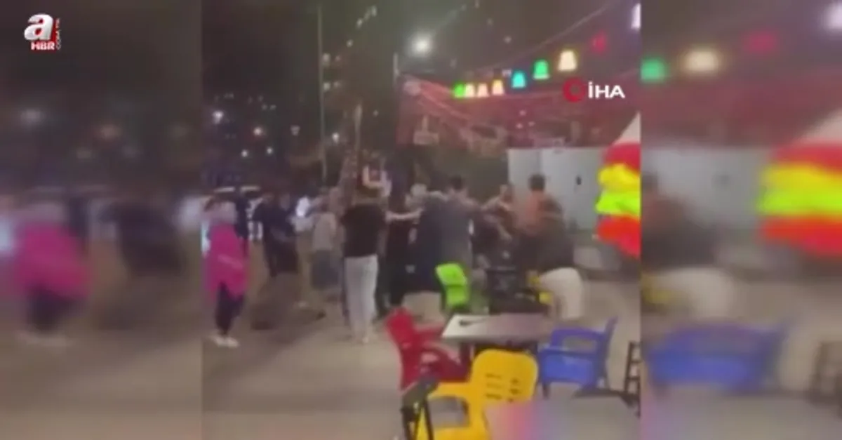 Bursa’da esnaf kavgası kamerada