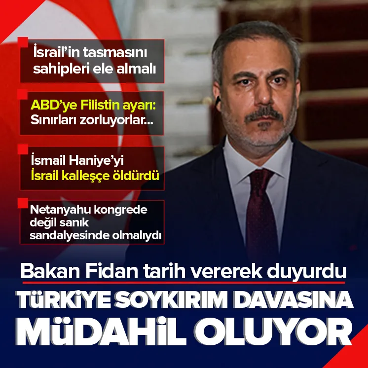 Bakan Fidan’dan flaş açıklamalar