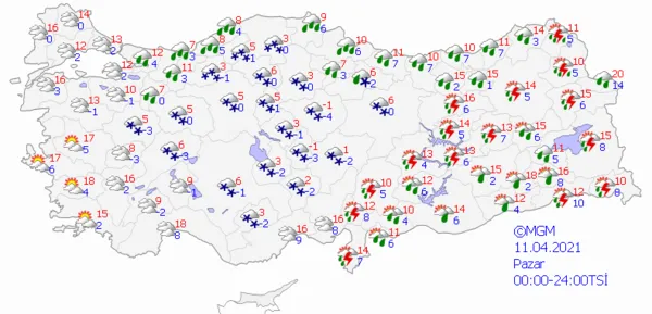 1618085928888.png Meteoroloji'den son dakika hava durumu uyarısı! Bu hafta hava nasıl olacak? Sağanak yağış geliyor! - 2