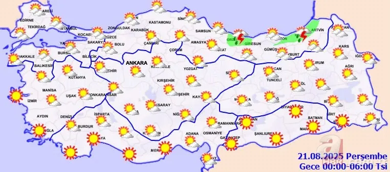 O saatler içinde sağanak yağış 15 ile vuracak! Meteoroloji gün gün paylaştı: Serinlik hafta sonunda bitecek! 40 derecelik sıcaklar... 13