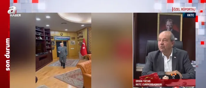 KKTC Cumhurbaşkanı Ersin Tatar A Haber'e konuştu: Pile-Yiğitler yolunu bitirmede son derece kararlıyız - 3