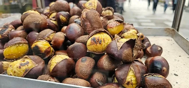 Kestane tezgahlarda yerini aldı