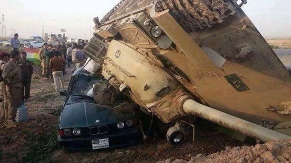 Dünyanın en ilginç tank kazaları