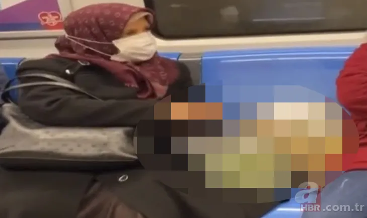 İstanbul metrosunda akılalmaz görüntüler! Öyle bir şey yaptı ki... Sosyal medyayı salladı 1