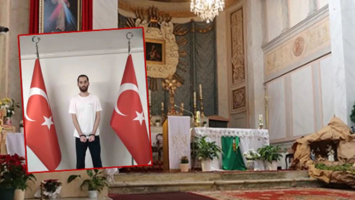 İstanbul'da Santa Maria Kilise'sine saldırı planlayan şahıs tutuklandı!