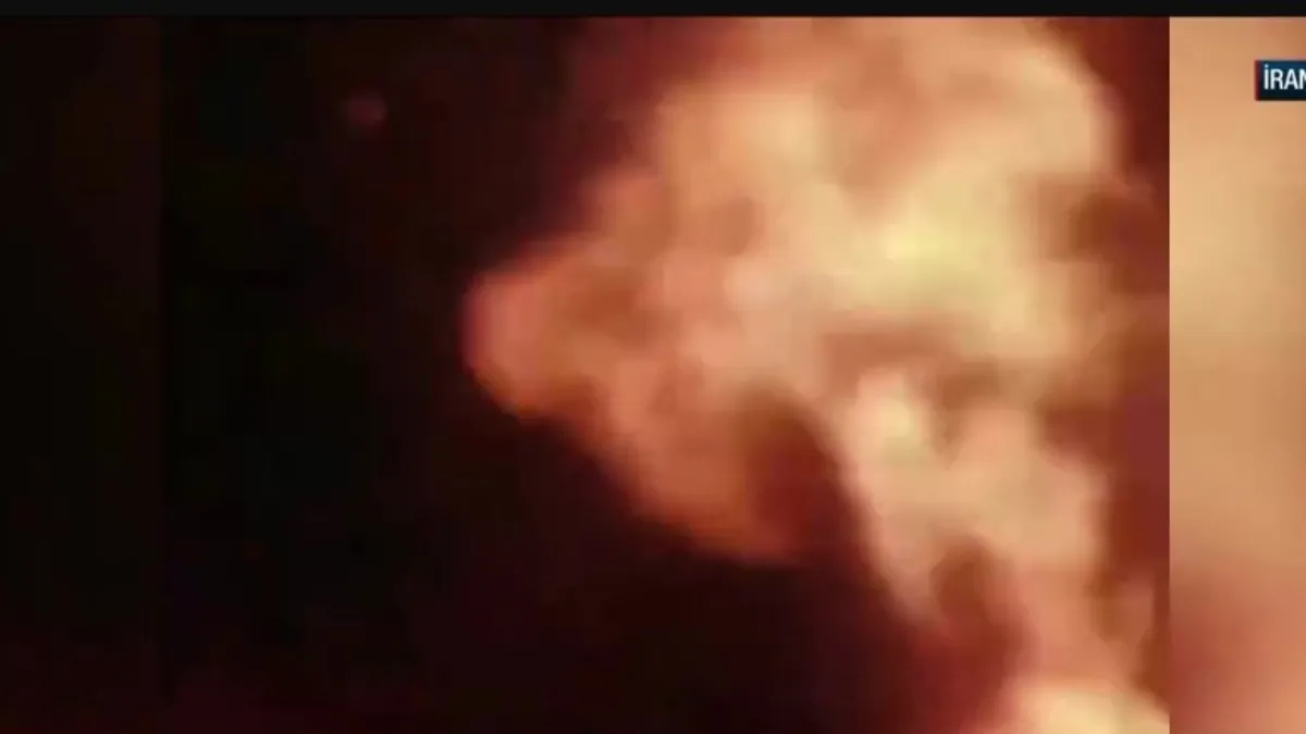 İran’da LPG tesisi havaya uçtu! İşte ilk görüntüler…