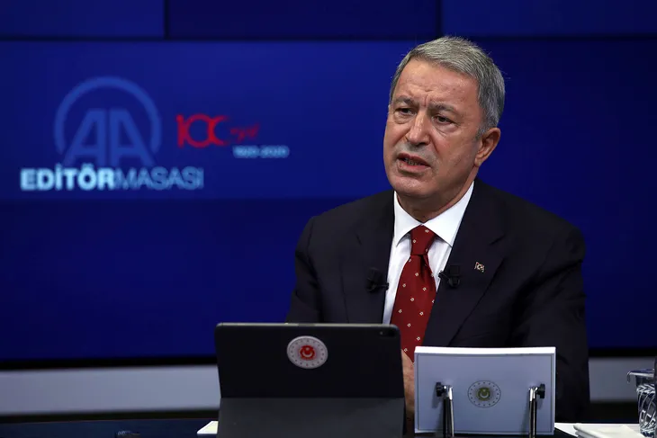 Son dakika: Bakan Akar’dan ’Doğu Akdeniz’ mesajı: Hakkımızı hukukumuzu koruyacağız