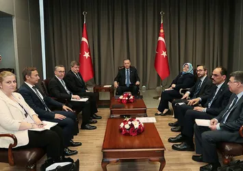 Başkan Erdoğan'dan önemli kabul
