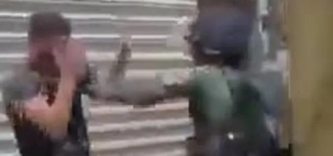 İsrail polisinden Filistinli gence insanlık dışı muamele! Coplarıyla saldırdılar