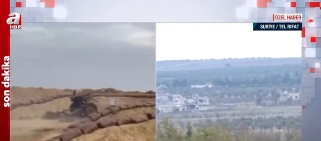 Cezalandırma atışları A Haber’de! Terör mevzileri böyle vuruldu