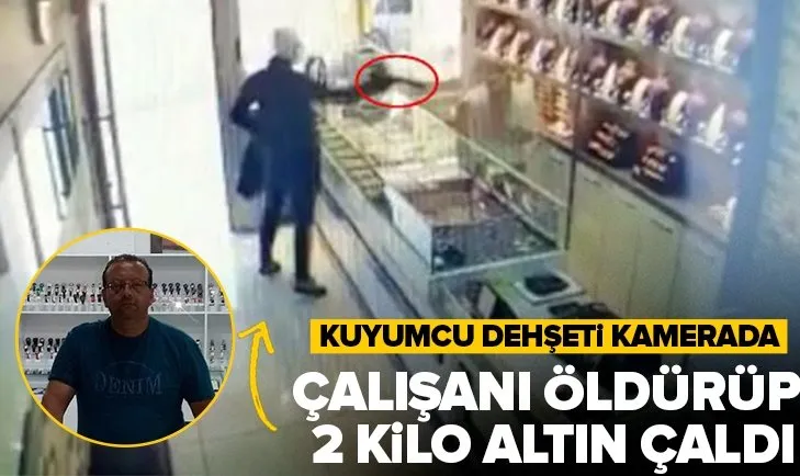 Antalya’da kuyumcu soygunu! Çalışanı öldürüp 2 kilo altın çaldı
