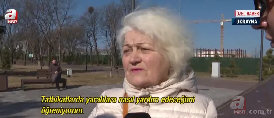 Rusya - Ukrayna geriliminin sembolü oldu! 76 yaşında silah eğitimi alan Valentyna Konstantynovska A Haber'e konuştu: Düşman gelirse... 16