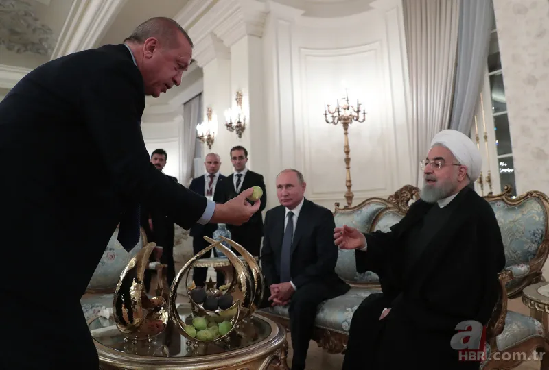 Başkan Erdoğan'dan Putin ve Ruhani'ye incir ikramı 3