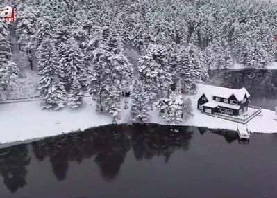 Bolu’nun incisi beyaza büründü