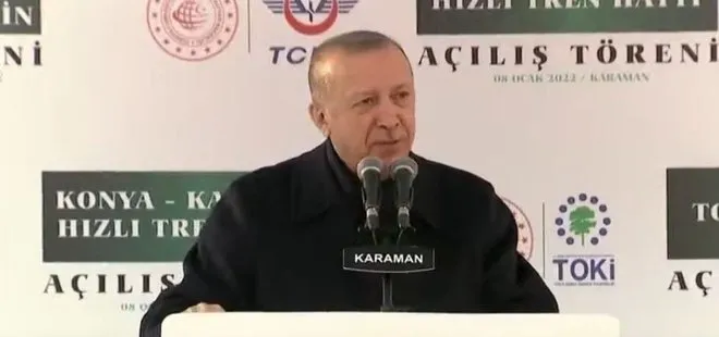 Son dakika: Başkan Erdoğan’dan Karaman’daki toplu açılış töreninde önemli açıklamalar
