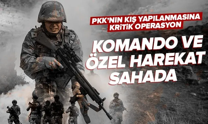Son dakika: PKK’ya Eren-Kış 15 darbesi! Operasyon başladı