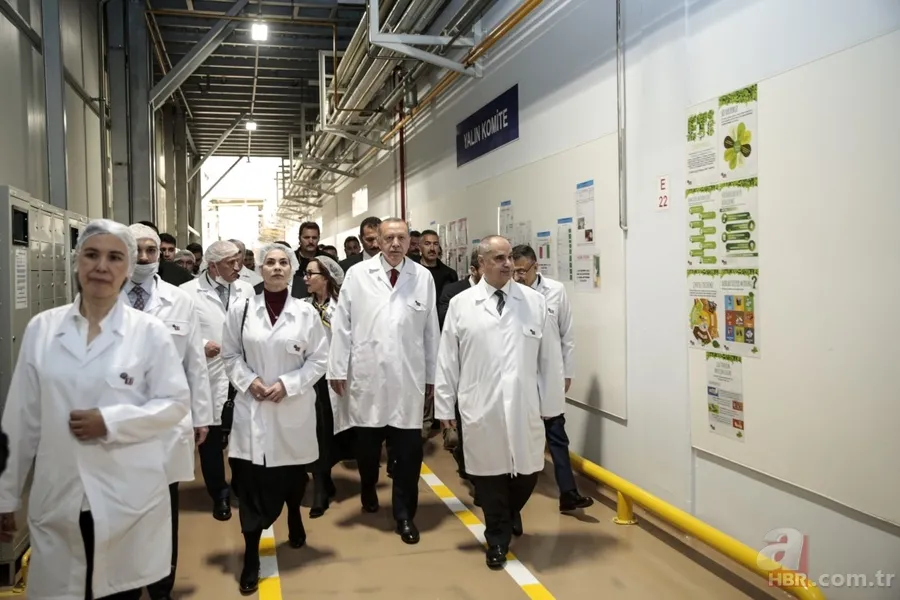 Başkan Erdoğan, Eskişehir'de, ETİ Fabrikası'nı ziyaret etti 1