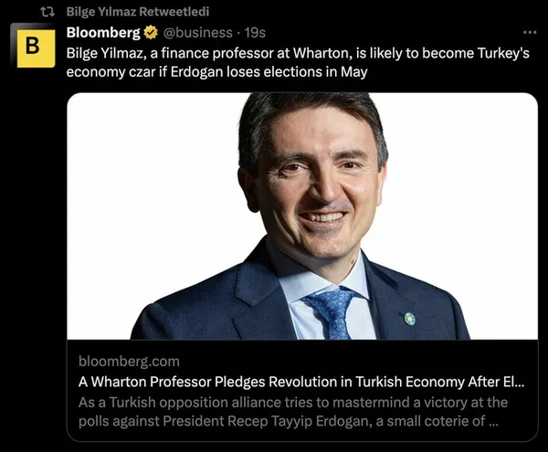 Ali Babacan’ı kahreden analiz! Bloomberg kaleme aldı: 6’lı koalisyonun ekonomi bakanı İP’li Bilge Yılmaz